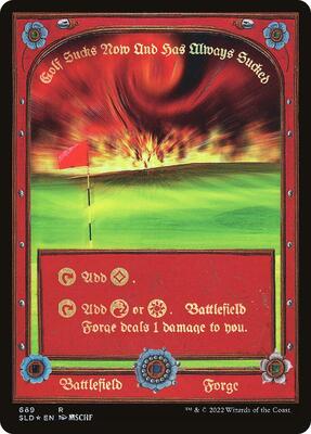 Battlefield Forge card from Secret Lair Drop Series