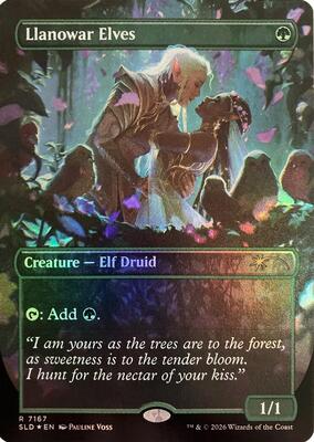 Llanowar Elves (7167) card from Secret Lair Drop Series
