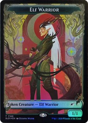 Elf Warrior Token (7169) card from Secret Lair Drop Series
