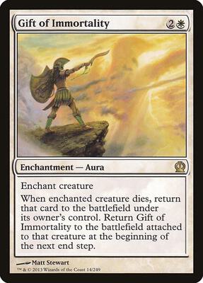 Gift of Immortality card from Theros