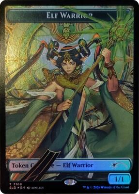 Elf Warrior Token (7168) card from Secret Lair Drop Series