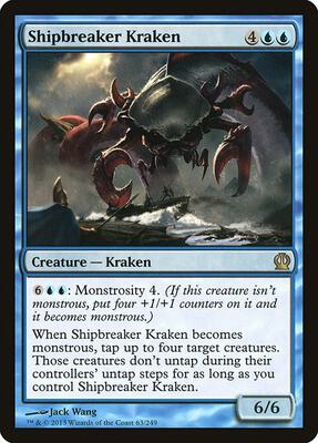 Shipbreaker Kraken card from Theros