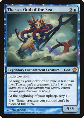 Thassa, God of the Sea card from Theros