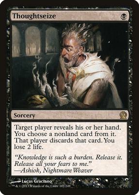 Thoughtseize card from Theros