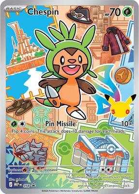 Chespin -  058 card from ME: Mega Evolution Promo