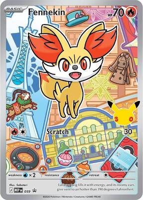 Fennekin -  059 card from ME: Mega Evolution Promo