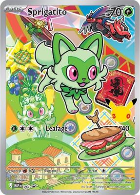 Sprigatito -  061 card from ME: Mega Evolution Promo