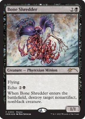 Bone Shredder (Graphic Novel Insert) card from Media Promos