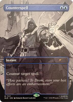 Counterspell (7117) card from Secret Lair Drop Series