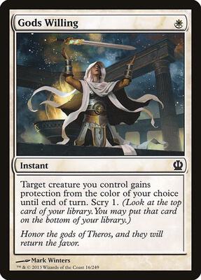Gods Willing card from Theros