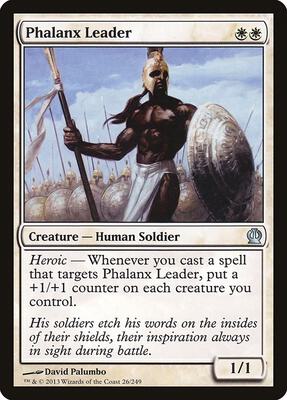 Phalanx Leader card from Theros