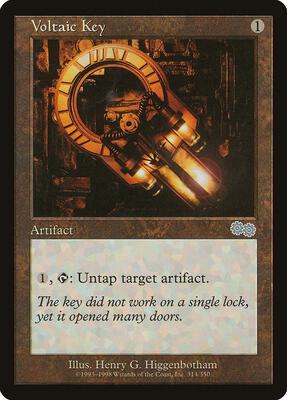 Voltaic Key card from Urza's Saga