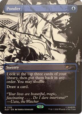 Ponder (7122) card from Secret Lair Drop Series