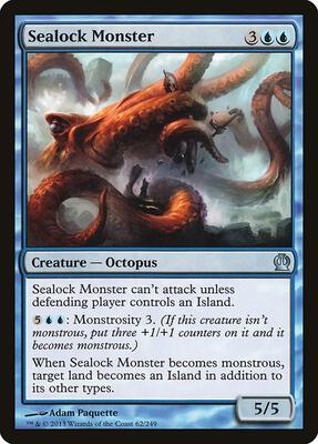 Sealock Monster card from Theros
