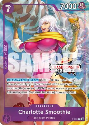 Charlotte Smoothie (CS 26-27 Event Pack) card from One Piece Promotion Cards