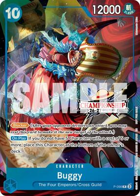 Buggy (CS 26-27 Event Pack) card from One Piece Promotion Cards