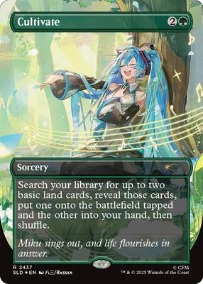 Cultivate (2437) card from Secret Lair Drop Series