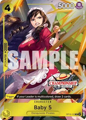 Baby 5 (CS 26-27 Celebration Pack) card from One Piece Promotion Cards