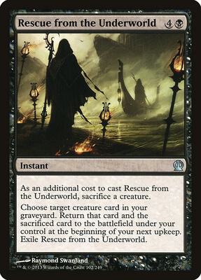 Rescue from the Underworld card from Theros
