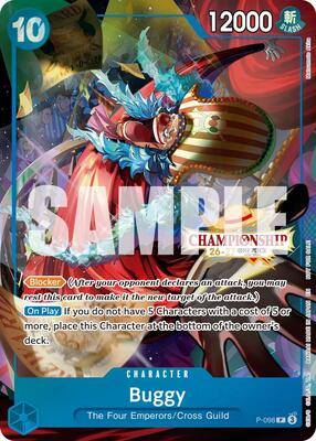 Buggy (CS 26-27 Event Pack Finalist Ver.) card from One Piece Promotion Cards