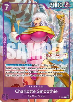 Charlotte Smoothie (CS 26-27 Event Pack Finalist Ver) card from One Piece Promotion Cards