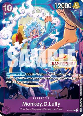 Monkey.D.Luffy (CS 26-27 Event Pack Finalist Ver.) card from One Piece Promotion Cards