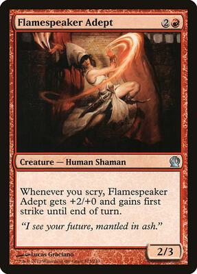 Flamespeaker Adept card from Theros