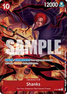 Shanks (CS 26-27 Event Pack Finalist Ver.) card from One Piece Promotion Cards