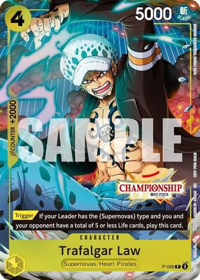 Trafalgar Law (CS 26-27 Event Pack Finalist Ver.) card from One Piece Promotion Cards