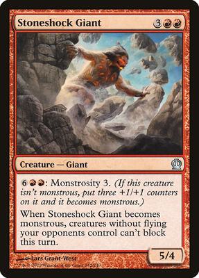 Stoneshock Giant card from Theros