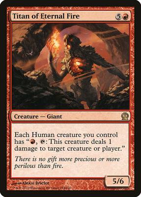 Titan of Eternal Fire card from Theros