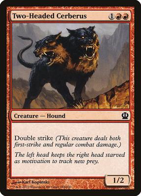 Two-Headed Cerberus card from Theros