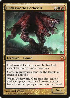 Underworld Cerberus card from Theros