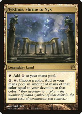 Nykthos, Shrine to Nyx card from Theros
