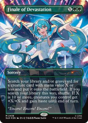 Finale of Devastation (2438) card from Secret Lair Drop Series
