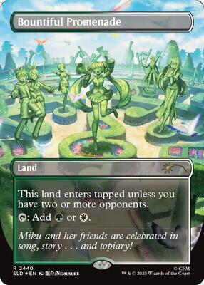 Bountiful Promenade card from Secret Lair Drop Series