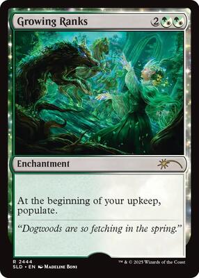 Growing Ranks card from Secret Lair Drop Series