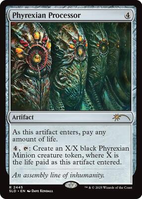 Phyrexian Processor card from Secret Lair Drop Series