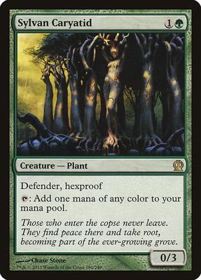 Sylvan Caryatid card from Theros
