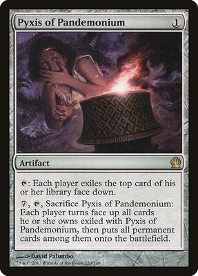 Pyxis of Pandemonium card from Theros