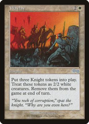 Waylay card from Urza's Saga