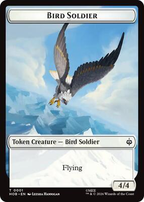 Bird Soldier // Axe Double-Sided Token card from The Hobbit