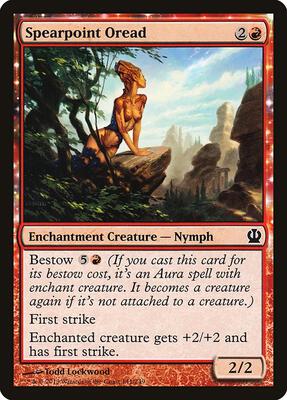 Spearpoint Oread card from Theros
