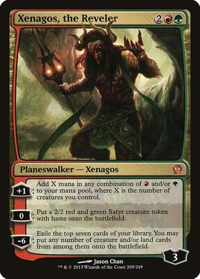 Xenagos, the Reveler card from Theros