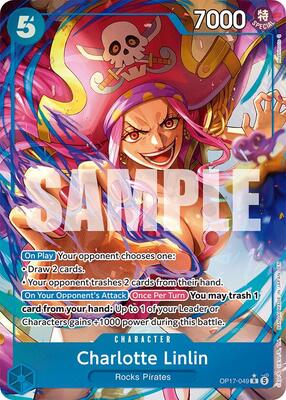 Charlotte Linlin (049) (Alternate Art) card from The World's Strongest Warriors