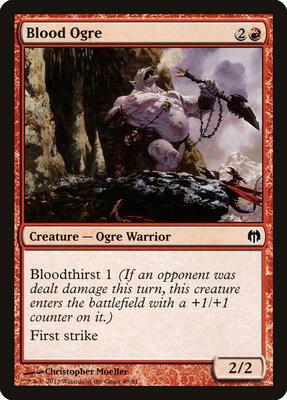 Blood Ogre card from Duel Decks: Heroes vs. Monsters