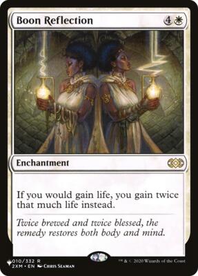 Boon Reflection card from The List Reprints