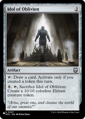 Idol of Oblivion (M3C) card from The List Reprints