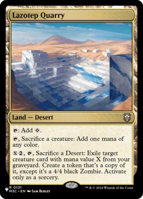 Lazotep Quarry card from The List Reprints