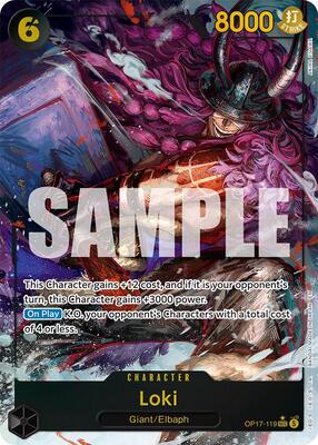 Loki (Alternate Art) card from The World's Strongest Warriors